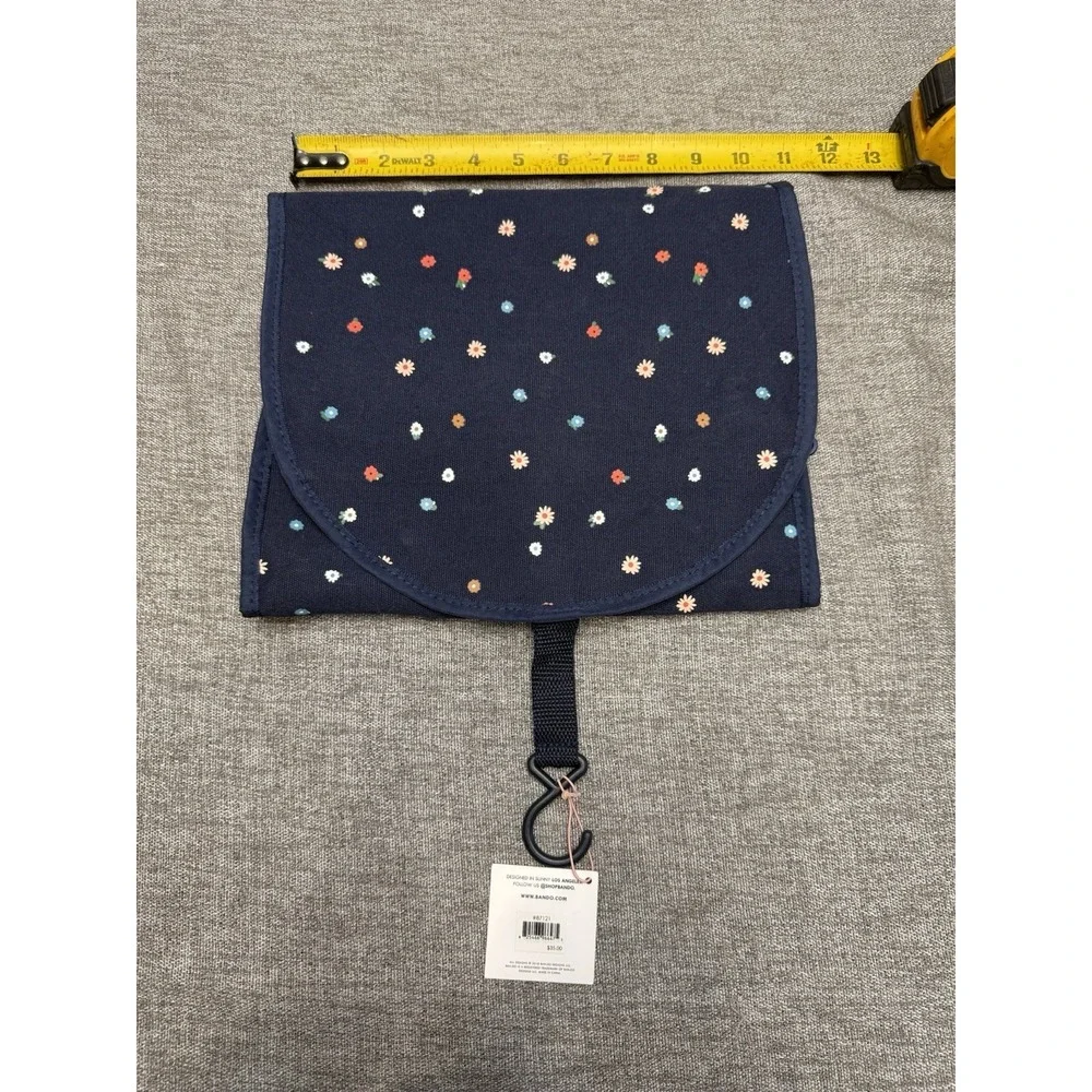 New‎ Bando Floral Travel Toiletries Accessories Zipper